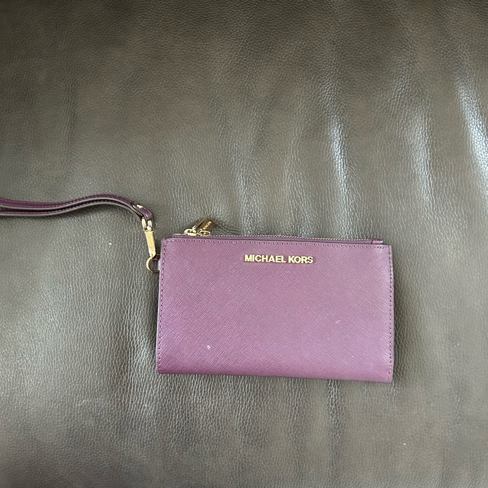 Michael Kors Purple Wristlet